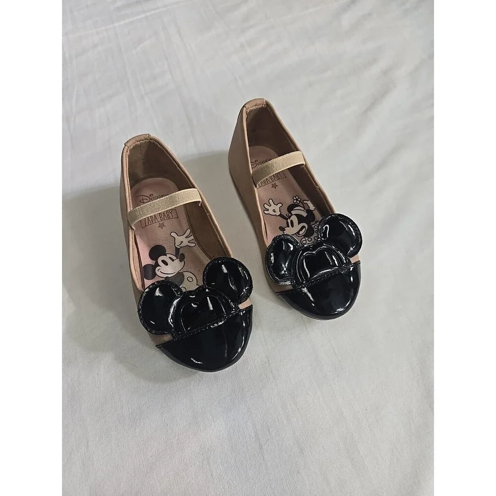Zara Disney Minnie‎ Mouse ballet flats fashion toddler shoes Size EU 23 / US 4